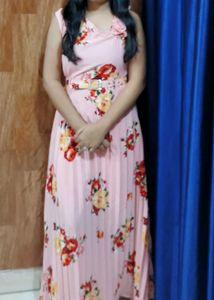 Floral Girls' Party Dress