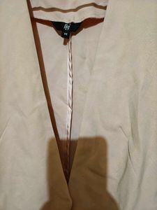 Blush Pink Cropped Ruched Sleeve Blazer