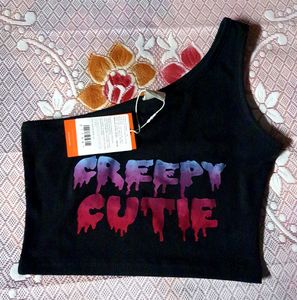 Urbanic one shoulder crop top