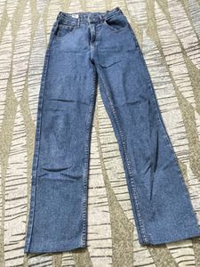 Wide Leg Denim Jeans