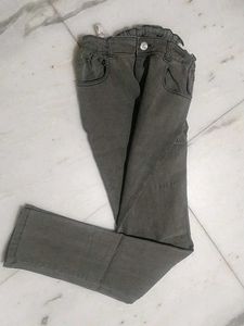 Grey Jeans For 13 to 14 Years Old Girls.
