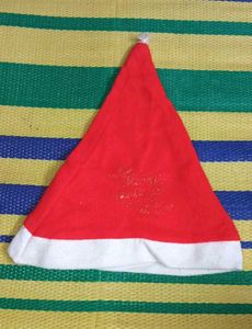 Pair of Classic Merry Christmas Santa Hats