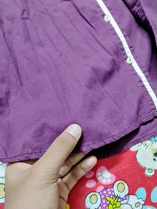Purple Full Sleeve Tshirt For Men 💜