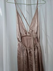 Satin Purple Gown