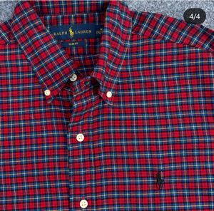 Ralph Lauren Blue Redplqid Shirt