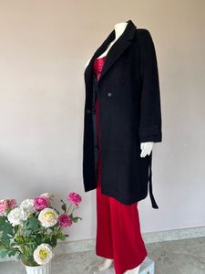 DARKEST NAVY BLUE OVERCOAT