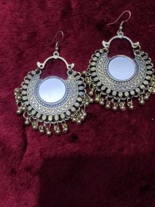 elegant mirror earrings