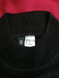Cozy Black Knit Sweater