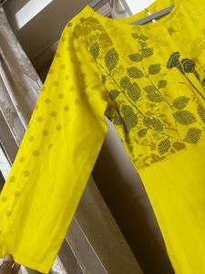 Elegant Yellow Kurta
