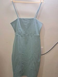 olive green Bodycon Mini Dress , S