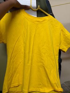 Yellow Crop Top