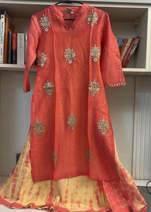 Elegant Gotta Patti work 2 piece Kurti