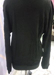 Black Wool Top