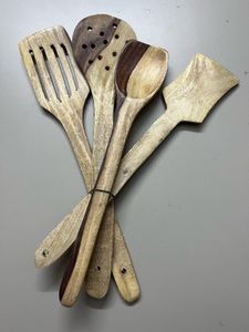 Wooden Spatula Set Unused