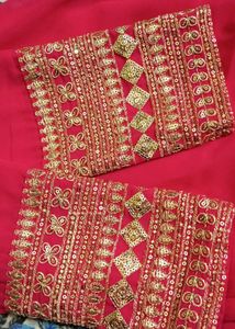 New/Unused Embroidered Straight Gown With Dupatta