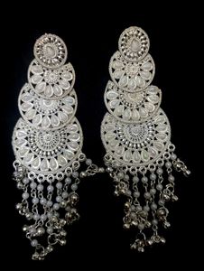Silver Statement Earrings