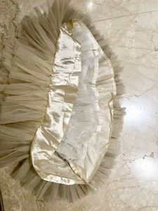 Elegant Ivory &amp; Gold Party Dress Size 20