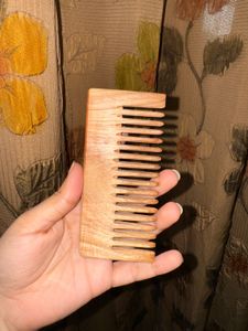 Big Mouth Small Neem Wooden Comb