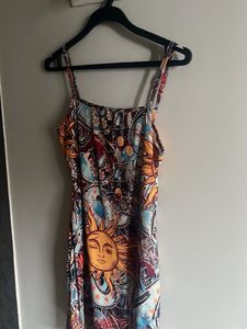 Boho Sun Print Dress