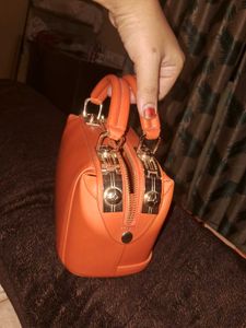 Orange Beautiful Handbag