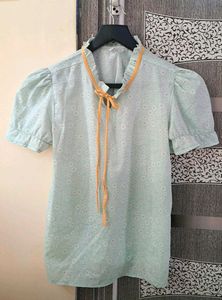 Vintage Floral Ruffle Blouse