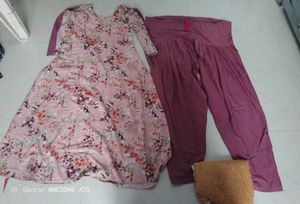 Floral Salwar Kameez Set With Duppta