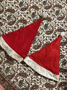 Festive Santa Hats (Set of 2)