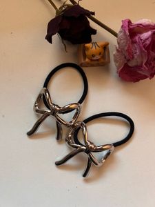 Stainless Steel Bow Hair Tie 🎀