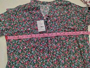 Floral Print Cotton Top - 40 Bust