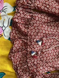 Biba Floral Print Kurti Top