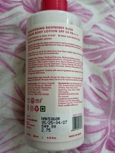 mcaffeine brighting Rasberry Rush Serum Bodylotion