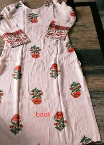 Floral Print Kurta and trouser nice look some time