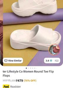 Ter Lifestyle Co Woman Round Toe Flip Flops