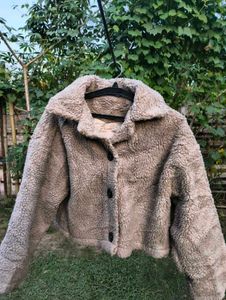 Cozy Beige Teddy Jacket