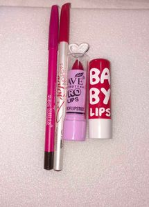 1Lipstick &amp; 2 Lipstick Liner 1Baby lips glow