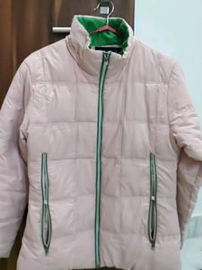 Pestal pink Puffer Jacket
