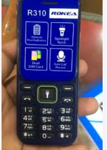 Rokea R310 New Mobile Phone Box Packing With Chrgr
