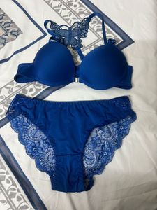 Blue Lingerie Set