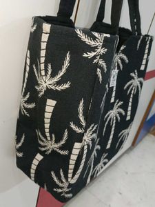 Palm Print Tote Bag