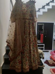 Floral Anarkali Kurta Set