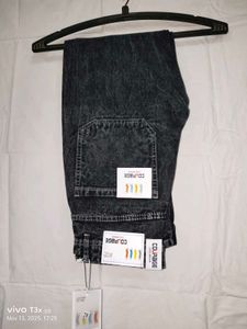 Black Acid Wash Jeans
