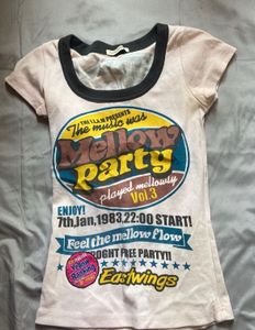 y2k fitted tshirt💋