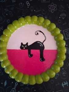 Cat bubble trinket tray