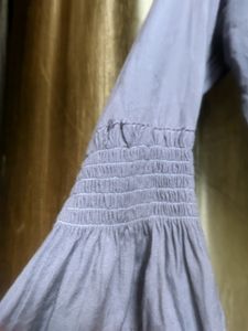 Grey Stylish Shirt Top Waist Free Size