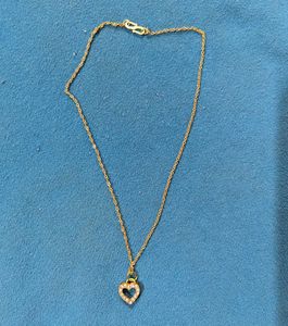 Gold Heart Pendant Necklace