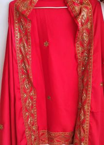 Saree With Duppata And Also Have Unstitched Blouse