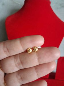 Gold Stud Earrings