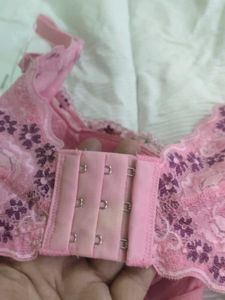 Floral Pink Bra