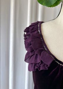 Korean Velvet Dress