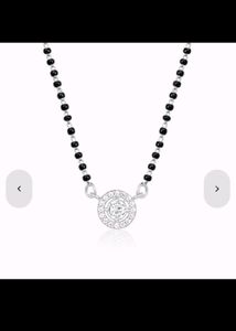 Silver Diamond Mangalsutra